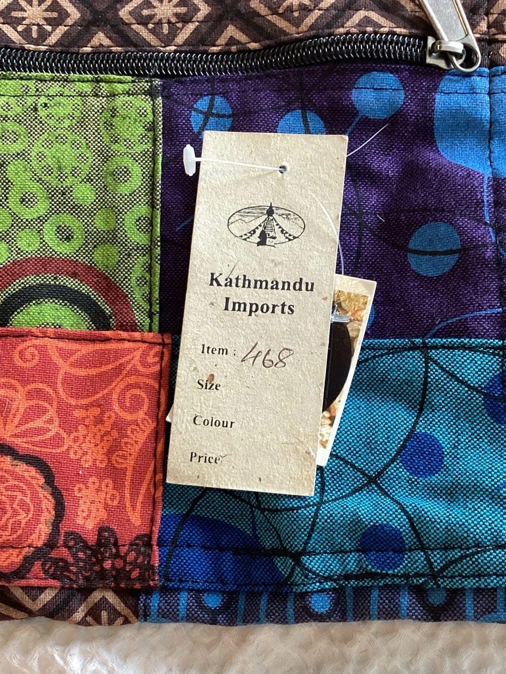 Patchwork Boho Crossbody Yoga Mat Bag - Multicolor‎
